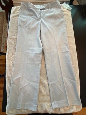 Harve Benard Blue Seersucker Pinstripe Dress Pants
